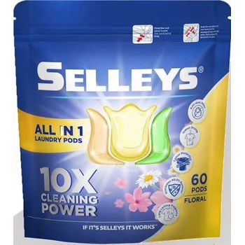 Selleys All in 1 Laundry Pods Refill - Floral (60 pods)