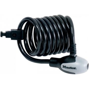 Master Lock Braided Steel Coiled Bike Lock