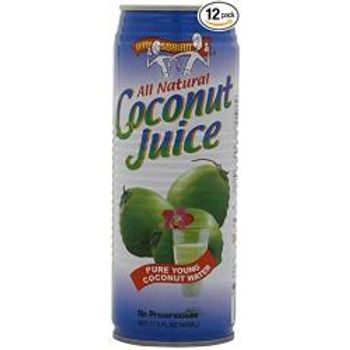 Amy Brian Coconut Juice With Pulp 520ml Can