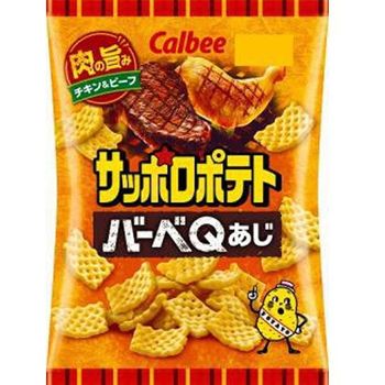 Calbee Sapporo Potato Bbq Flavor 72g