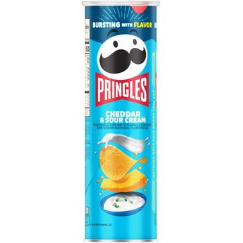 Pringles Potato Crisps Cheddar And Sour Cream 158g