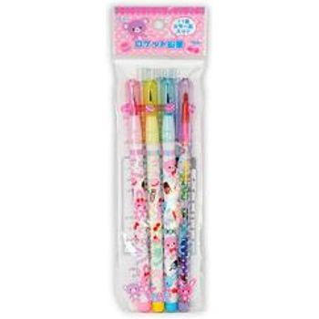 Lemon Rocket Stacking Point Pencil And 10-color Pencil Set Japan Edition 4-piece Set