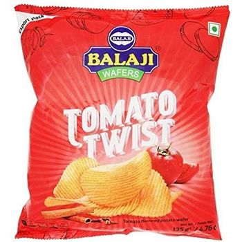 Balaji Tomato Twist Potato Wafers 135g