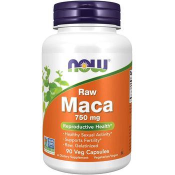 Now Foods Maca Raw 750mg 90 Veg Capsules