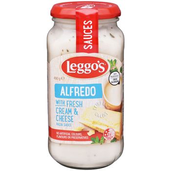Leggo's Pasta Sauce Alfredo Fresh Cream Cheese