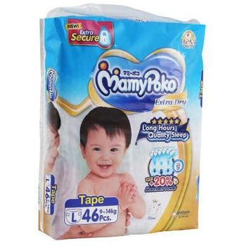 Mamy Poko Extra Dry Open Large 46Sheet