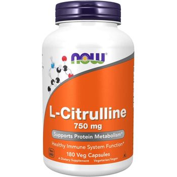Now Foods Lcitrulline 750mg 180 Capsules
