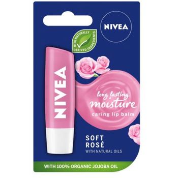 Nivea Lip Balm Soft Rose 4g