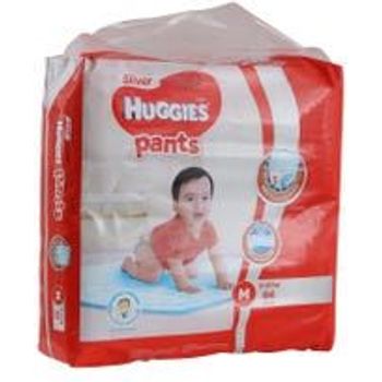 Huggies Silver Pants Medium 6 To 12 kg 64pcs