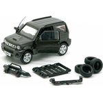 BM Creations Suzuki Jimny JB43 Dark Gray RHD Diecast Car