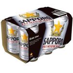 Sapporo Premium Beer 6 X 330ml
