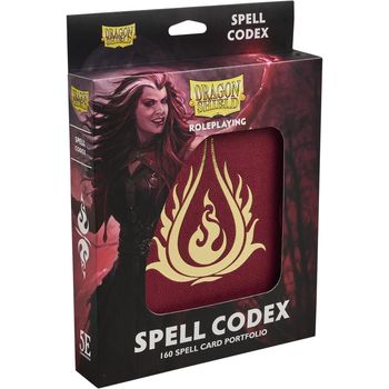 Arcane Tinmen Dragon Shield Spell Codex Portfolio Blood Red