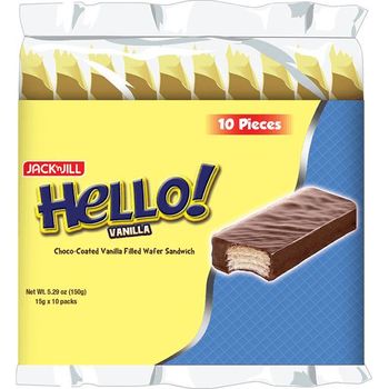 Jack’n Jill Hello Vanilla Wafer 10pcs 15g