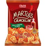 Oishi Martys Cracklin Spicy Vinegar 90g