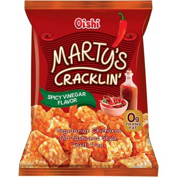 Oishi Martys Cracklin Spicy Vinegar 90g