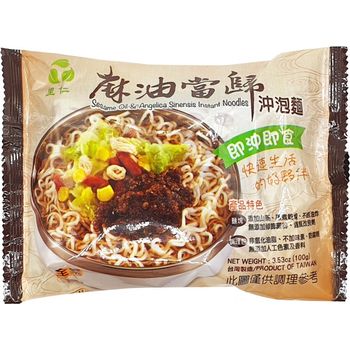 Leezen Sesame Oil And Angelica Sinensis Instant Noodle
