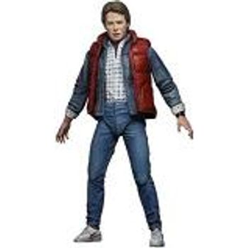 Neca Back To The Future Marty Mcfly Action Figure ultimate Version Backpack Skateboard And Guitar