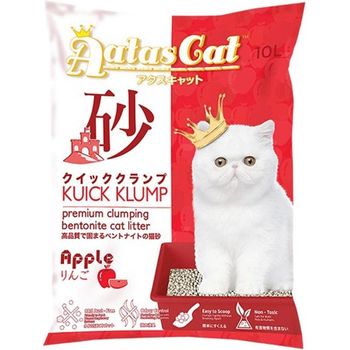 Aatas Cat Bentonite Cat Litter Kuick Klump Apple 10l