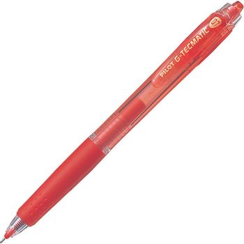 Pilot G Tecmatic Gel Pen 0.7mm Red