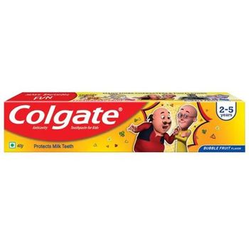 Colgate Kids Toothpaste  2-5 Years, Anticavity Bubble Fruit Flavour, 40g