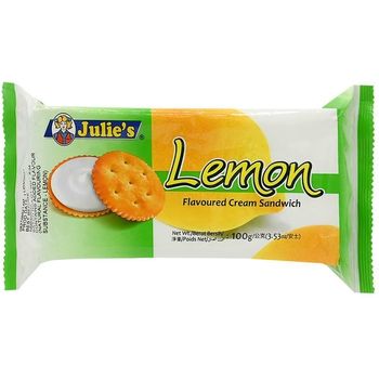 Julie's Lemon Cream Sandwich Biscuits 100g