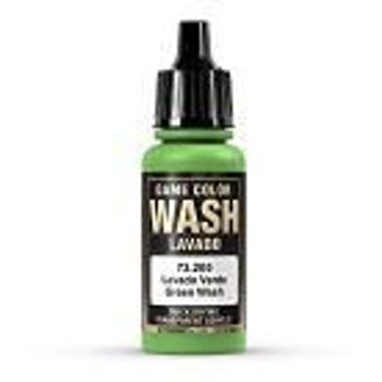 Vallejo Game Wash: Green Wash Artist Inks 17ml