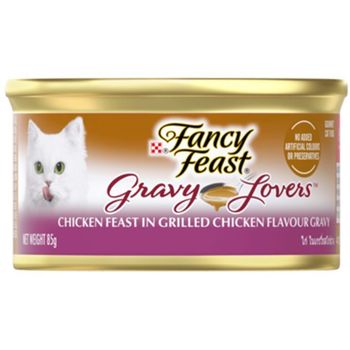 Fancy Feast Gravy Lovers Chicken Canned Cat Food 85g
