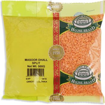 House Brand Masoor Dhall Split 500g