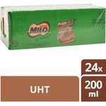 Milo UHT Chocolate Malt Packet Drink 24 x 200ml