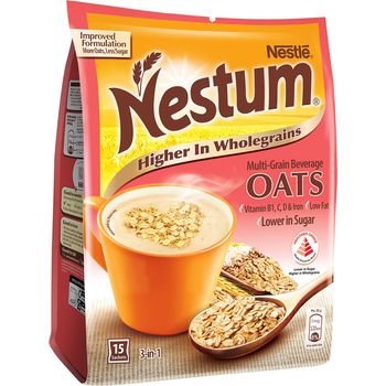 Nestum 3 In 1 Instant Cereal Milk Oats