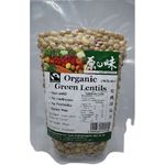 Taste Original Organic Green Lentils Whole 250g