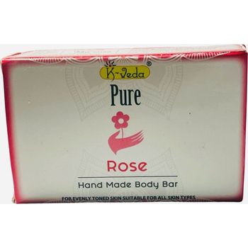 K-Veda Handmade Rose Soap 100g