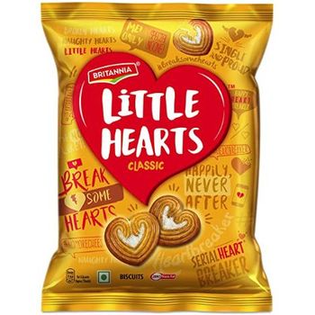 Britannia Little Hearts Biscuits 75g 