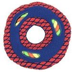 Kong Sneakerz Sport Disc Wrope Dog Toy Redblue