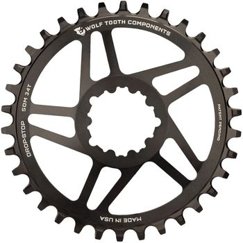 WolfTooth Direct Mount Chainring for SRAM Cranks Boost 34T Drop Stop B Chainring