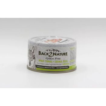 Back2nature Wild Tuna with Quail Eggs Dog Can 95g