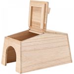 Marukan Natural Wood House For Hedgehogs