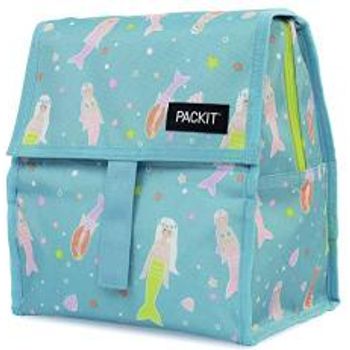 PackIt Zable Lunch Bag With Zip Closure Mermaids