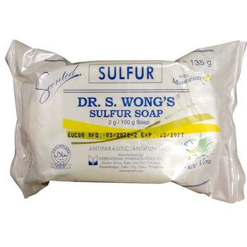 Dr. S. Wong's Sulfur Soap Scented with Moisturizers 100g 
