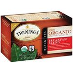 Twinings Of London Organic And Fair Trade Certified Breakfast Blend 20 Tea Bags