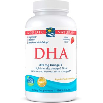 Nordic Naturals DHA Strawberry 500mg 180 Soft Gels