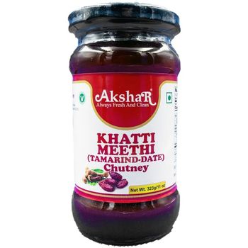 Akshar Khatti Meethi Chutney 323g