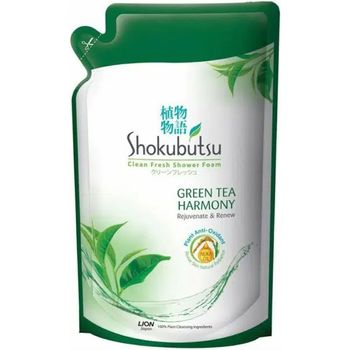 Shokubutsu Clean Fresh Shower Foam Refill 550g