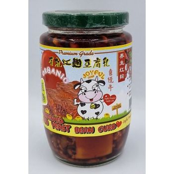 Joyful Cow Preserved Beancurd Red Yeast Organic 360g