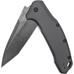 Kershaw Link Tanto 8.25cm Folding Knife Gray Aluminum