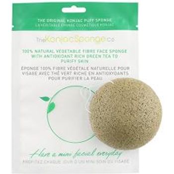 The Konjac Sponge Facial Sponge Puff Green Tea