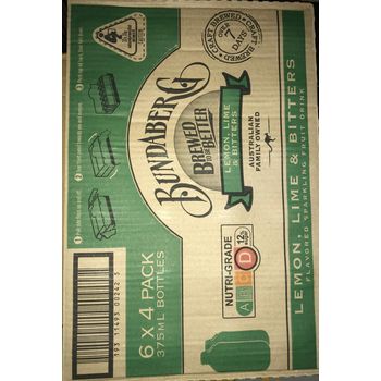 Bundaberg Lemon Lime and Bitters 4 x 375ml