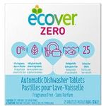 Ecover Automatic Dishwasher Soap Tablets Zero fragrance-free 25 Count