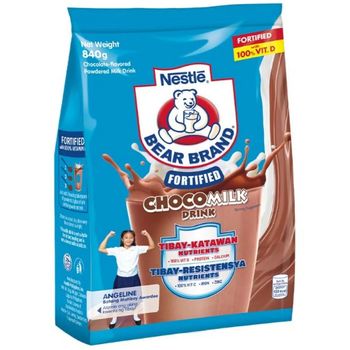 Bear Brand Fortified Choco Milk Drink 840g
