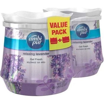 Ambi Pur Gel Fresh Relaxing Lavender Value Pack 2pcs 180g